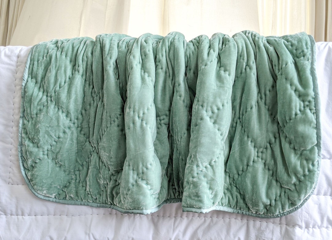 Pure Silk Baby Blanket With Organic Cotton Filling, Unique New Baby