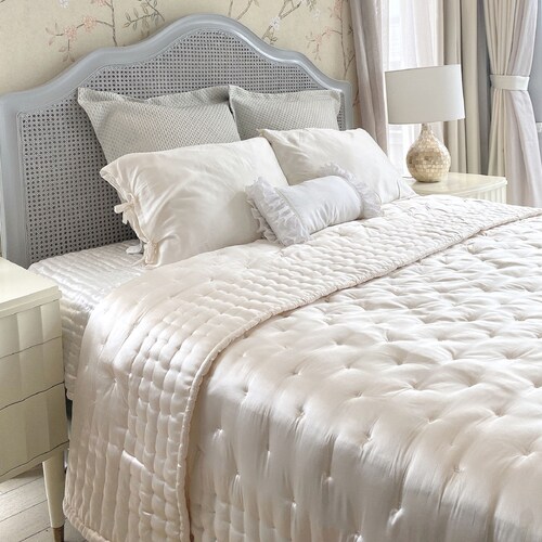 Luxury Silk Satin Bedding Silk Bedding Set Queen Handmade Etsy