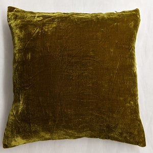 Cushion cover silk velvet