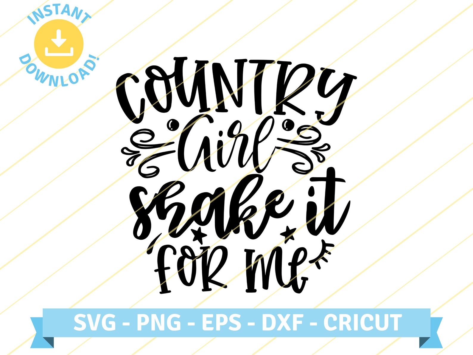 Country girl shake it for me Luke Bryan country song lyrics Etsy