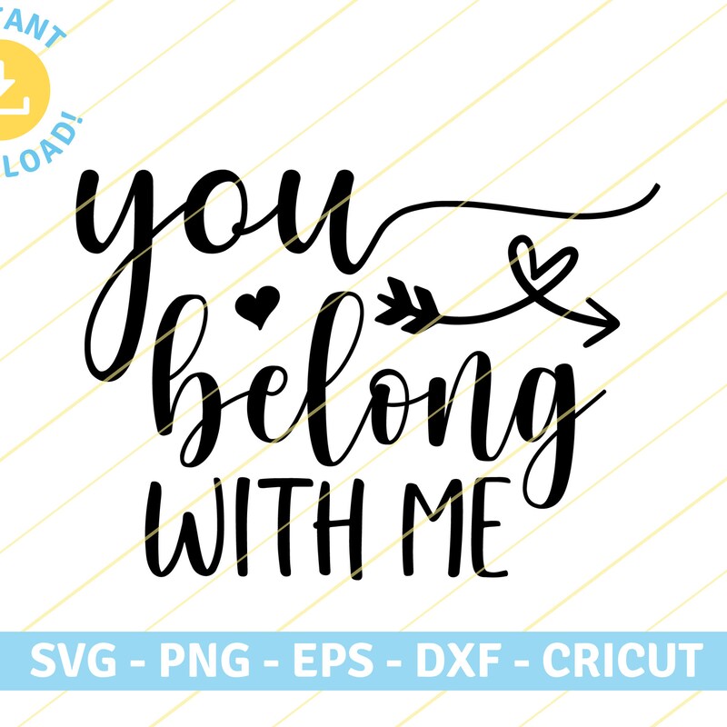 You Belong With Me - Etsy