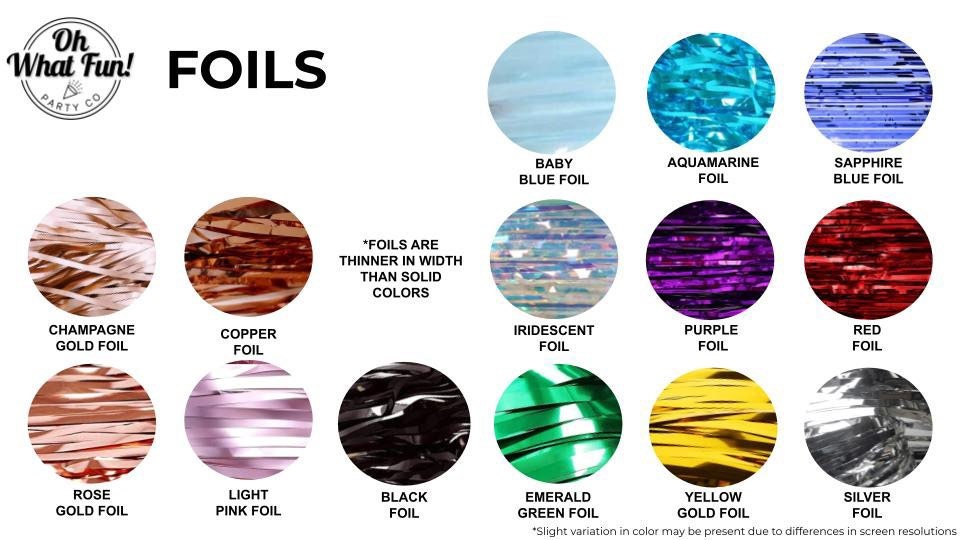 DIY Streamer Backdrop Kit, DIY Fringe Backdrop Kit, Make Your Own ...
