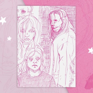 RZ Michael In Pink - 5x7 - Slasher Print