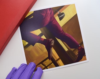 TDK - Interrogation - 6 x 6 Art Print