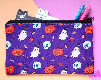 Ghosts, Pumpkins & Skulls Pencil Pouch