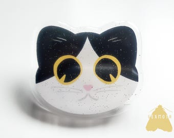 Figaro Cat Pin - 1.5in