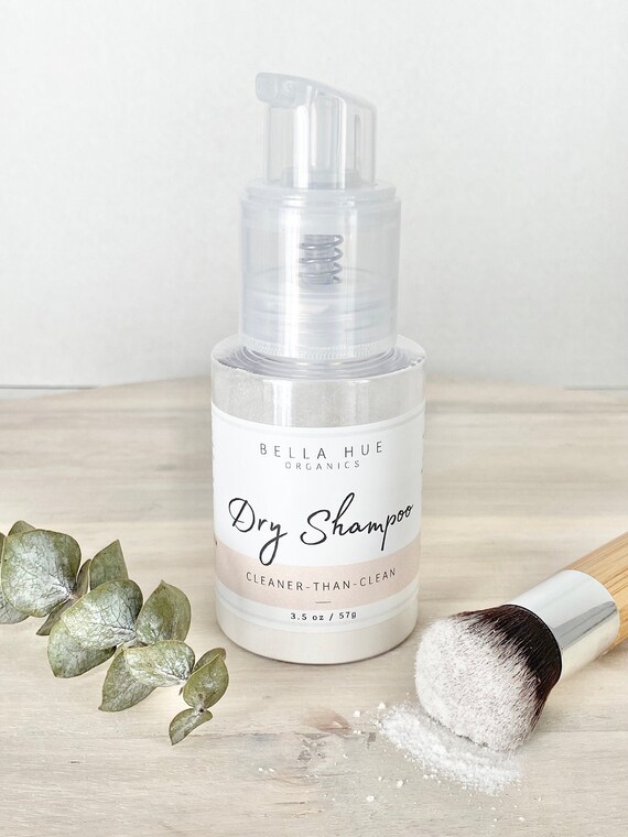 Organic Dry Shampoo Aerosol Free Pump Bottle 3.5 Oz Etsy
