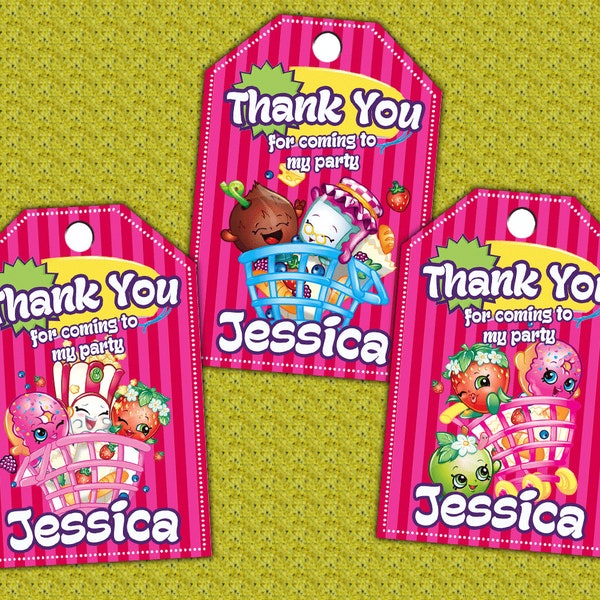 Shopkins Favors - Etsy