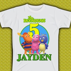 Home Décor Digital File Only Front Back Shirt Backyardigans Personalize Printable  Backyardigans Birthday Shirt Iron On Transfer Wall Décor etna.com.pe