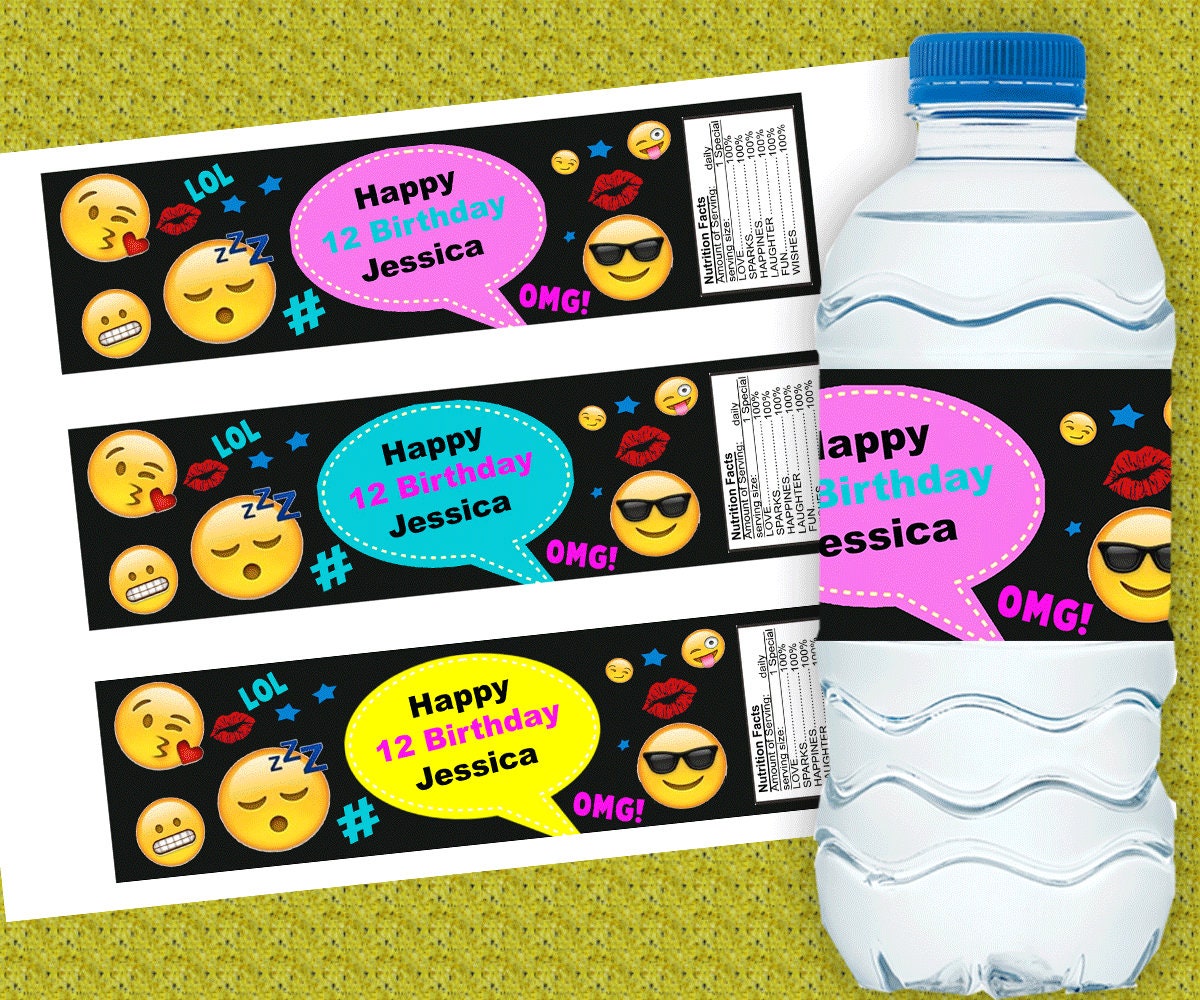 Drawing & Illustration Digital Emoji Water Label You PRINT Emoji