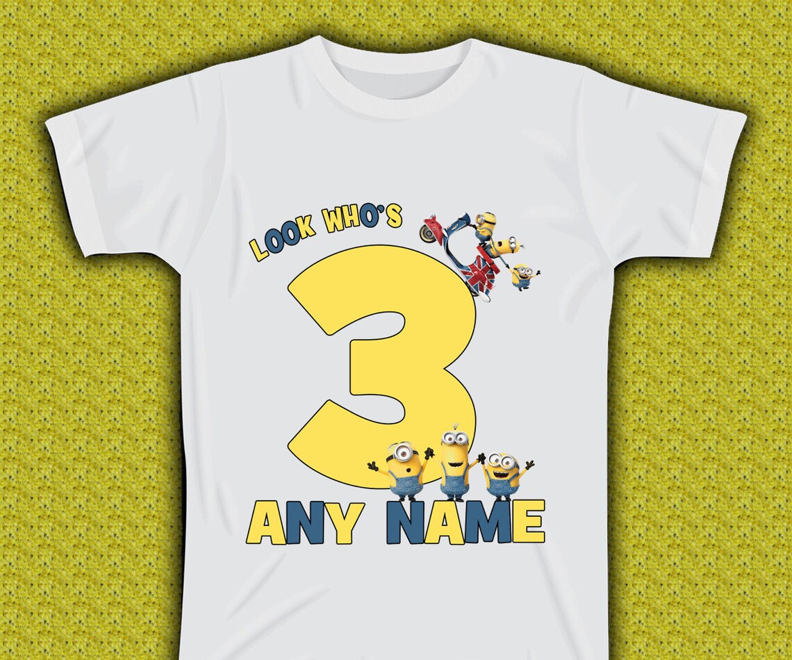 Minions Iron on Transfer Design / Minions Digital Images / Etsy