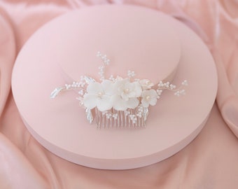 Wedding hair accessories / silver / wedding / bride