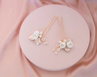 Hochzeits Haarschmuck / Rosegold / Hochzeit / Braut