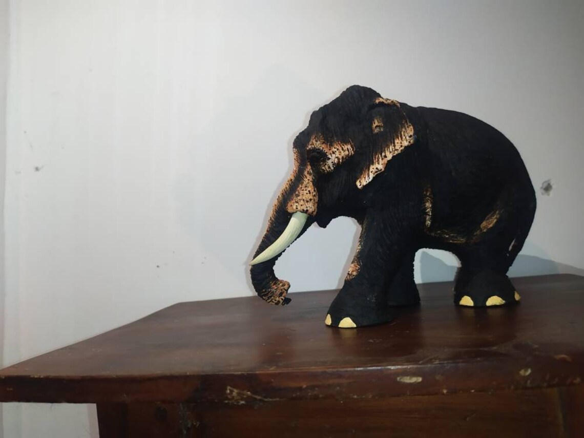 Elephant figurine Etsy