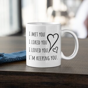 Valentines Day Gift for Her | Gifts for Boyfriend | Girlfriend Gift | Anniversary Mug Gift for Wife | 1st Anniversary Gift | I Love You More