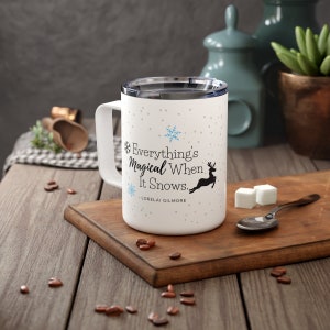 I Smell Snow Gilmore Insulated Travel Mug, 10 oz