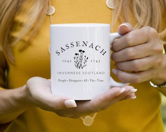 Outlander Mug, Sassenach Mug, Outlander Gifts, Scotland Gifts, Jamie Fraser, Outlander, Outlander Gifts for Women, 11 oz Ceramic Coffee Mug