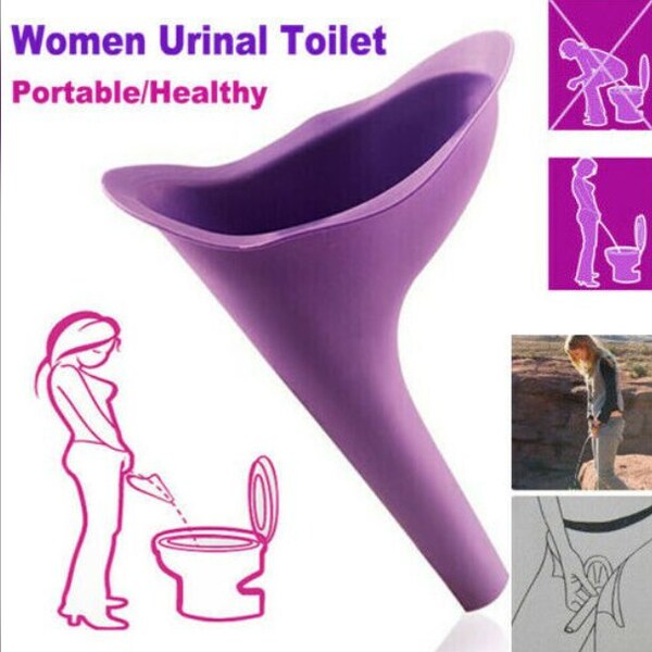 Travel Urinal for Women, Spill Proof and Reusable Lightweight Portable Travel Urination Device Stand Up and Pee, Female Urinal, BBL Supplies