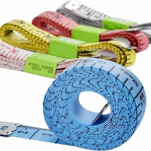 2 Pieces of 3 Meter (9.9 Ft) Double Scale Tape Measure, Body Sewing  Measurement Sewing Tailor Craft Ruler, Soft Measuring Tape for Body Fabric  Sewing Tailor Cloth Knitting 