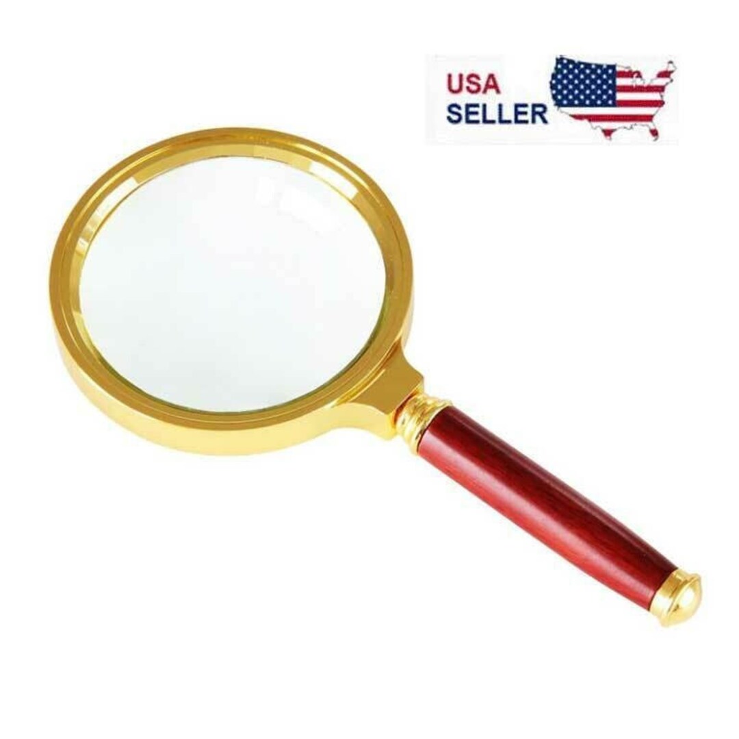 Magnifying Glass 10X Reading Magnifier HANDHELD 2 Glass Etsy