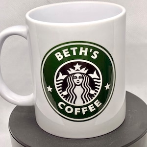 Personalised Starbucks coffee mug