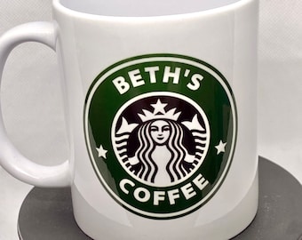 Personalised Starbucks coffee mug