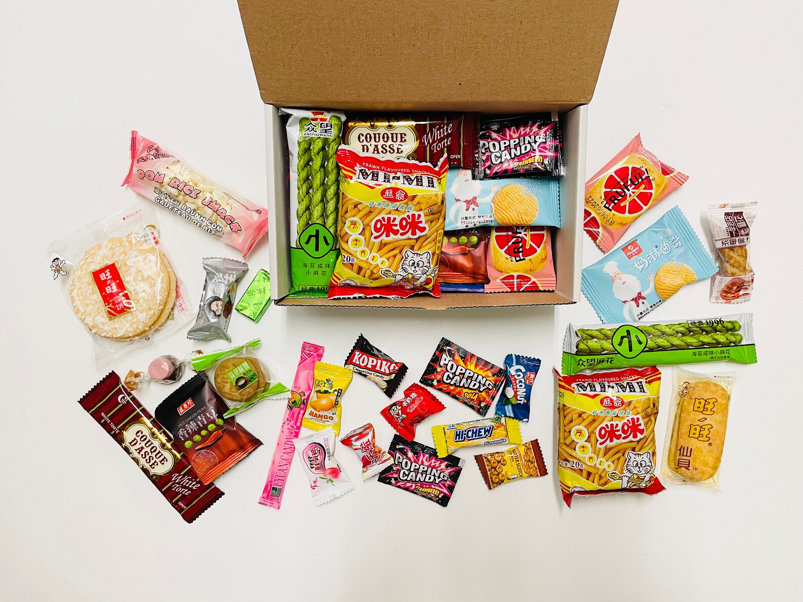 Asian Snack Box Fun Variety Japanese Korean Chinese Variety Etsy