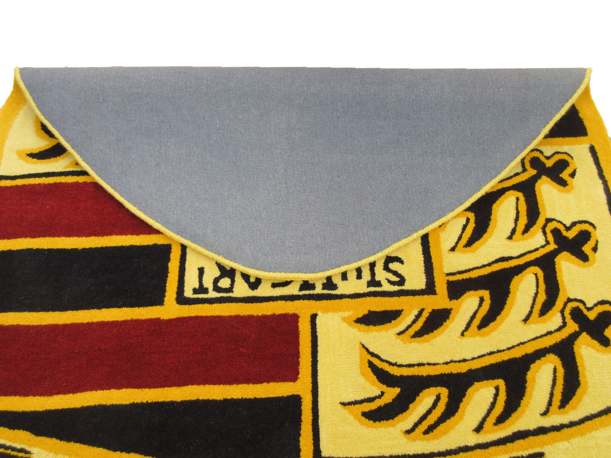 Luxury Handmade Porsche Rug 6x4 Ft Pure Wool Carpet Gold Color Home ...