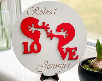 Personalized Love sign, Love decor, Unique Valentines gift, Gift for her, Gift for him, Love sign, Love gift, Boyfriend, girlfriend gift