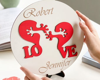 Personalized Love sign, Love decor, Unique Valentines gift, Gift for her, Gift for him, Love sign, Love gift, Boyfriend, girlfriend gift