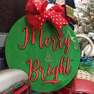 Weihnachtsgeschenke, Weihnachtskranz, Weihnachtsdekoration, Türschild Weihnachten, Türdekor, Weihnachtsanhänger, Frohe Weihnachten Schild