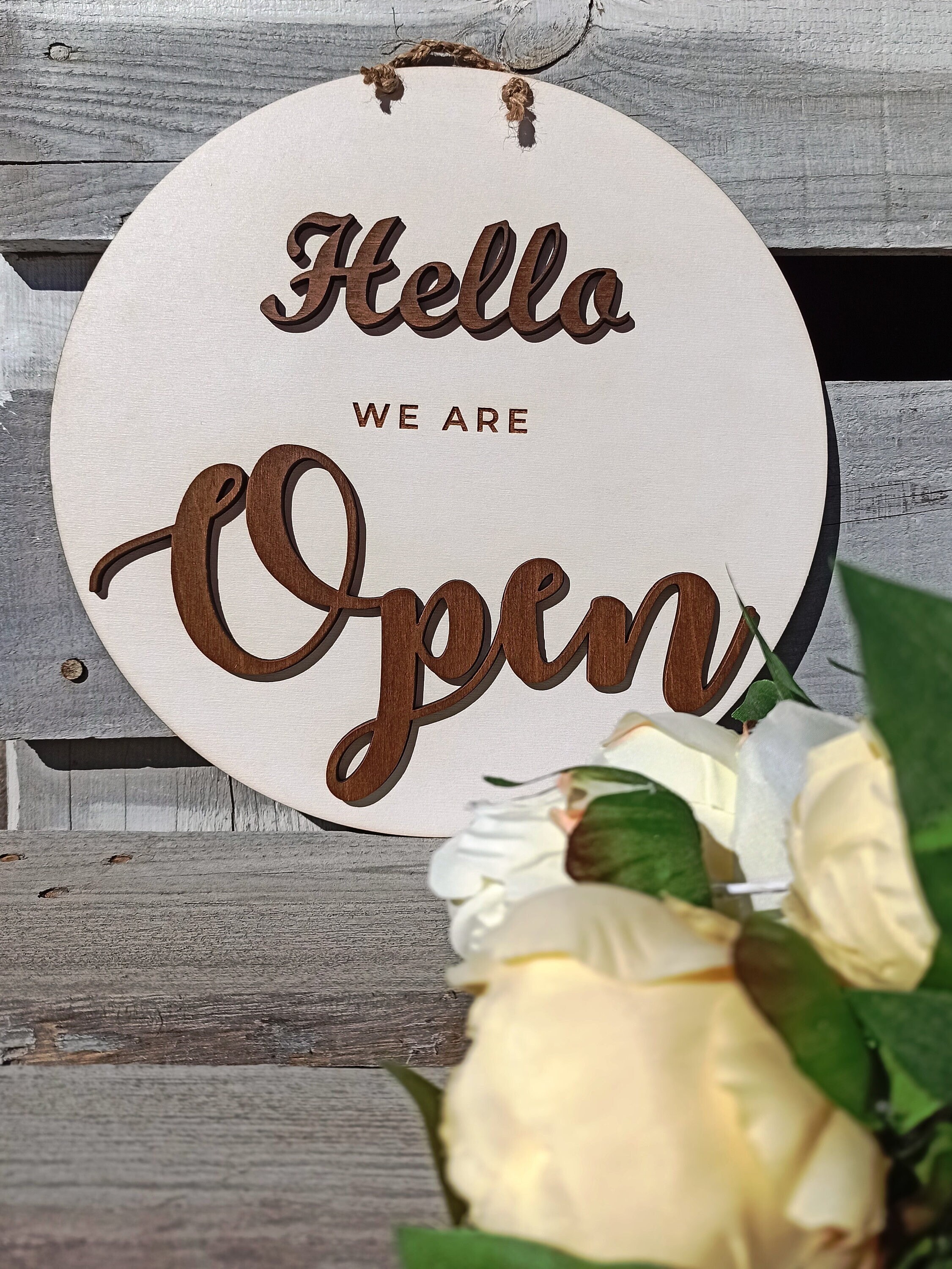 Open Closed Sign for Business, Boutique| Shop| Store| Salon Sign ...