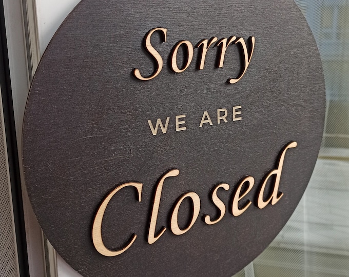 Open Sign, Open Closed Sign, Vintage Style, Vintage Style Open Closed ...