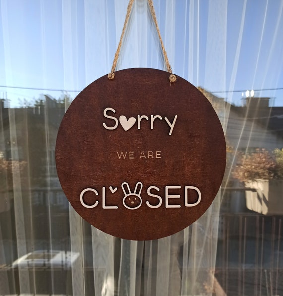 Paper Window Sign Business Signs