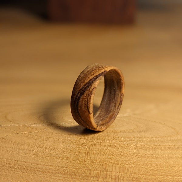 Custom Olive Wood Rings