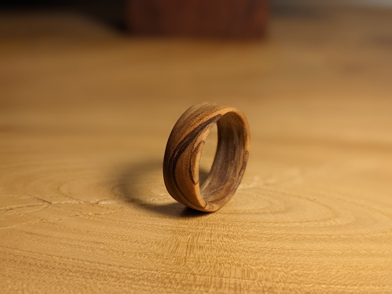 Custom Olive Wood Rings Etsy