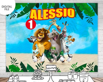 Madagascar Party Etsy