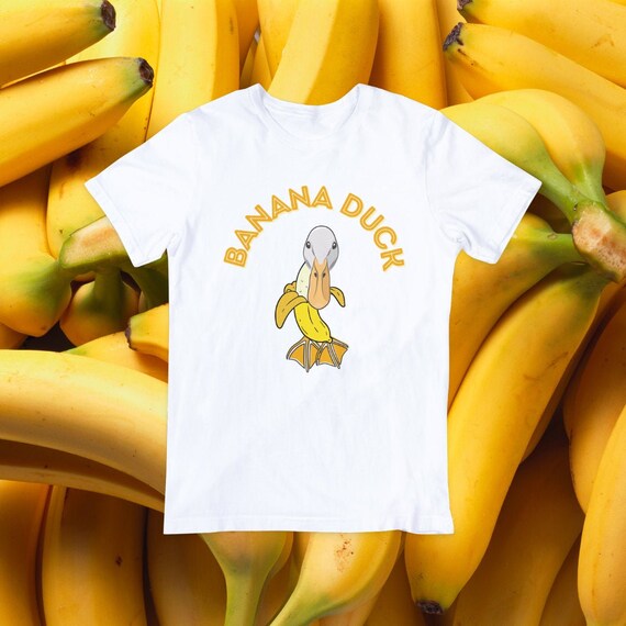 Banana Duck Duck Lovers Because It's Funny ShortSleeve Etsy