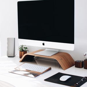 Wooden Monitor Stand