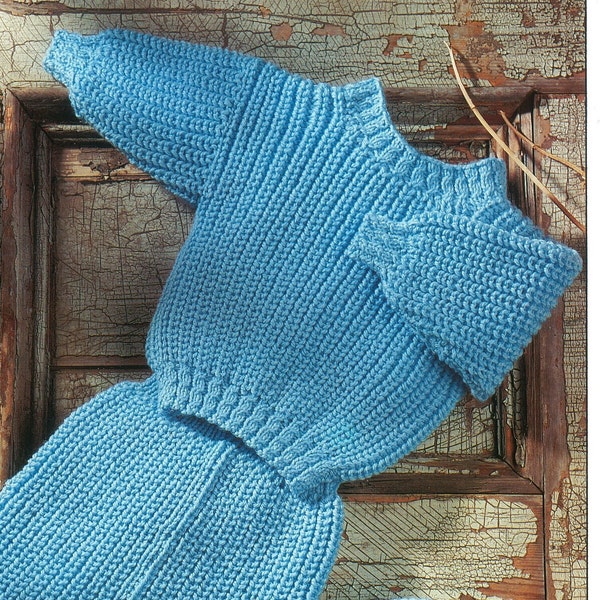 Baby Fisherman Knit Sweater - Cream