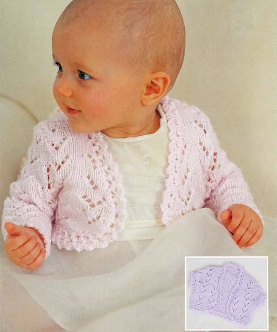 Baby shrug deals knitting pattern