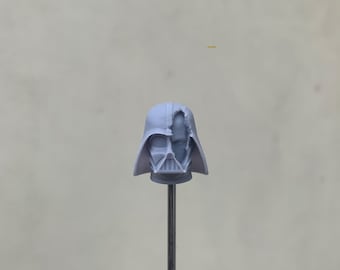 Vader/Anakin Damaged Helmet - 3D Printed Head Sculpt - Black Series Scale