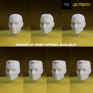 1/12 Animated Clone Trooper Head Sculpts- 8 Options