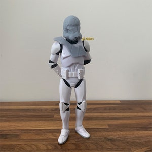 1/12 Phase 2 Clone Gunner Helmet- Black Series Scale