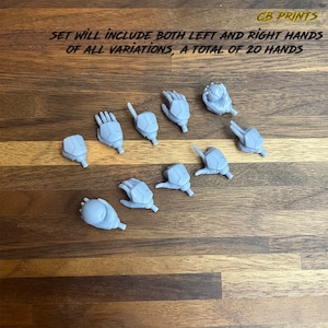 1/12 Stormtrooper Hands Set- Black Series Scale