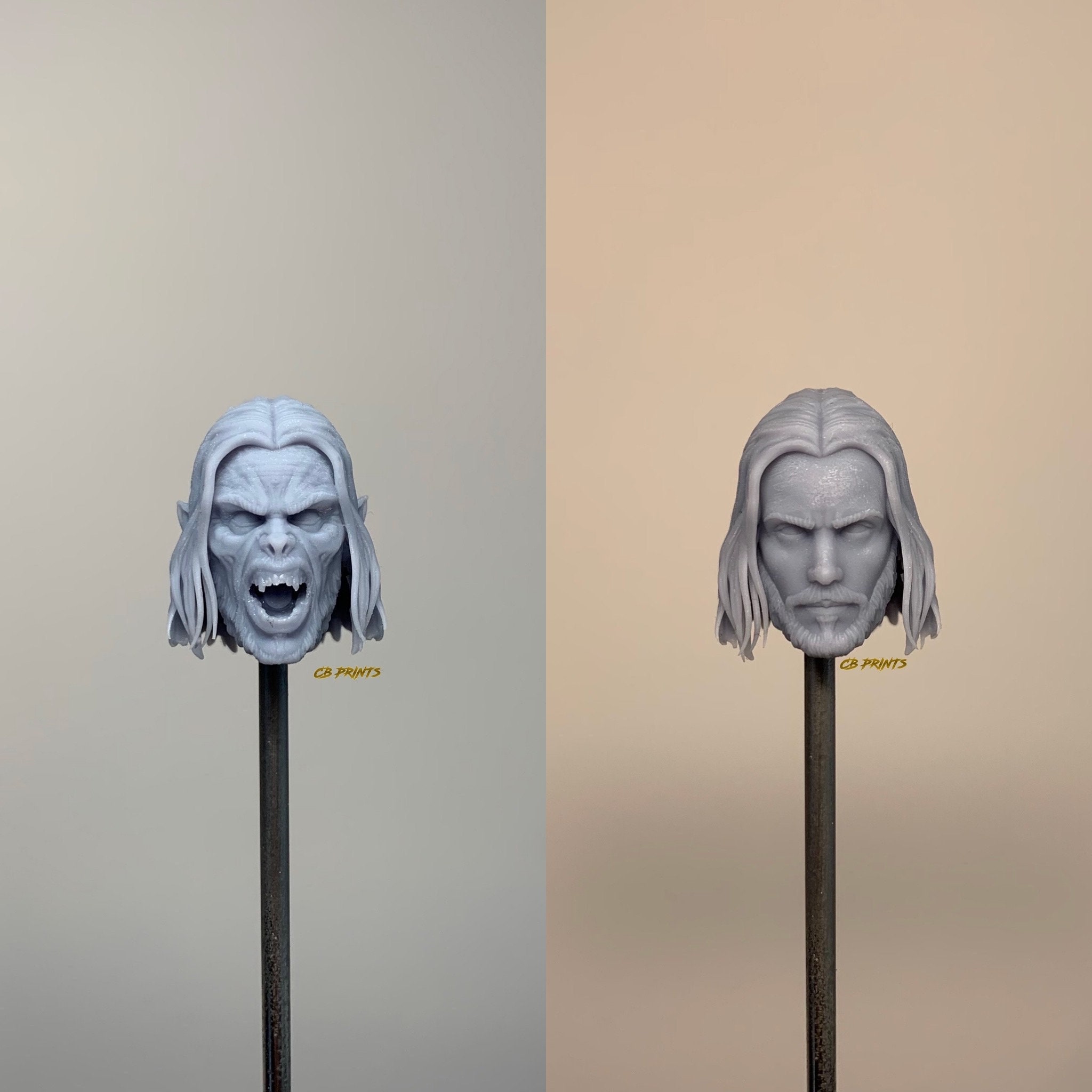 Pack de têtes Morbius (Leto) - Écaille Marvel Legends