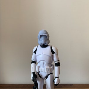 1/12 Heavy Phase 2 Clone Trooper Helmet- Black Series Scale
