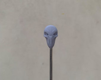 Xth Brother Inquisitor face mask- 3D Printed Head Sculpt - Black Series Scale