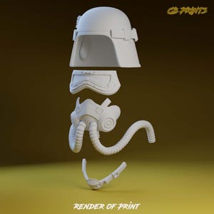 1/12 Mud Trooper Helmet- Black Series Scale