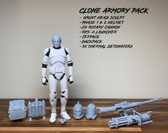 1/12 クローン・トルーパー アーモリーパック - ブラックシリーズスケール